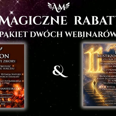 Magiczna Promocja - Dwa Webinary – MABON 2026 + Nowy Rok Numerologiczny