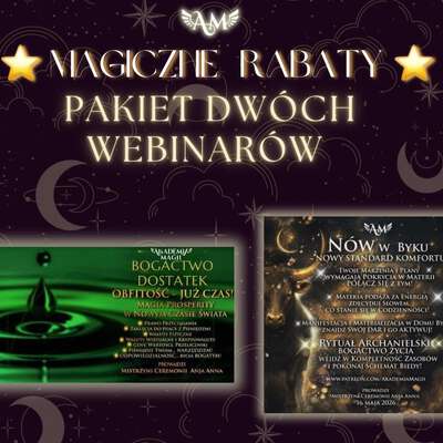 Magiczny Pakiet - Rytuał Nów w Byku + Webinar Bogactwo, Dostatek
